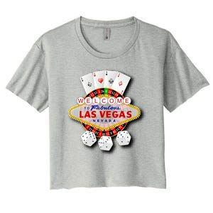 Welcome To Fabulous Las Vegas Women's Crop Top Tee