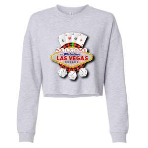 Welcome To Fabulous Las Vegas Cropped Pullover Crew