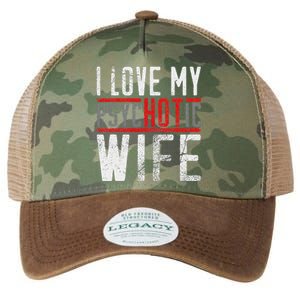 Wife T For Husband I Love My Psychotic Wife Gift Legacy Tie Dye Trucker Hat