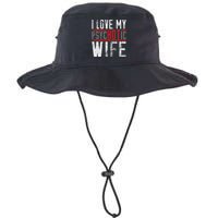 Wife T For Husband I Love My Psychotic Wife Gift Legacy Cool Fit Booney Bucket Hat