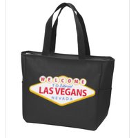 Welcome To Fabulous Las Vegas Nevada Zip Tote Bag