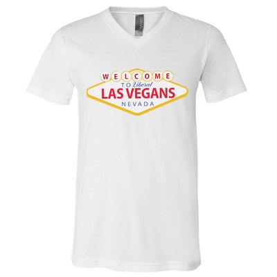 Welcome To Fabulous Las Vegas Nevada V-Neck T-Shirt