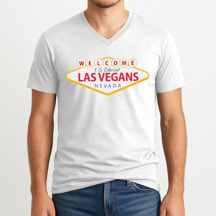 Welcome To Fabulous Las Vegas Nevada V-Neck T-Shirt