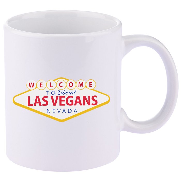 Welcome To Fabulous Las Vegas Nevada 11oz C Handle Ceramic Mug