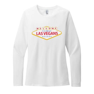 Welcome To Fabulous Las Vegas Nevada Womens CVC Long Sleeve Shirt