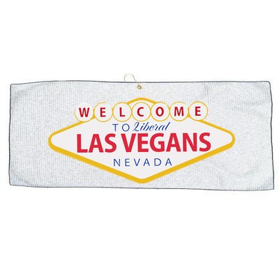 Welcome To Fabulous Las Vegas Nevada Large Microfiber Waffle Golf Towel