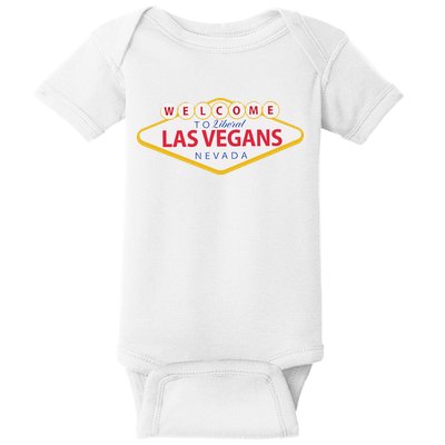Welcome To Fabulous Las Vegas Nevada Baby Bodysuit