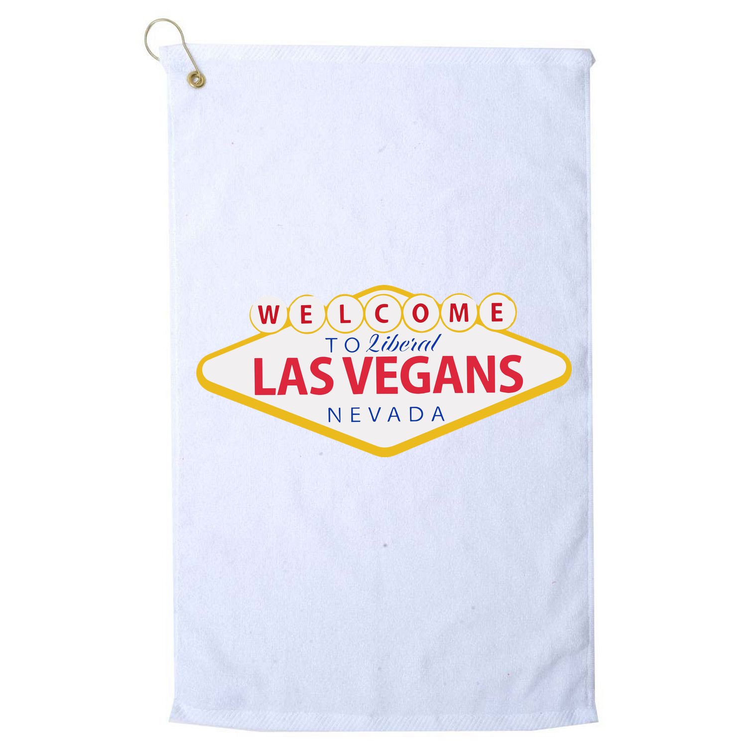 Welcome To Fabulous Las Vegas Nevada Golf Towel