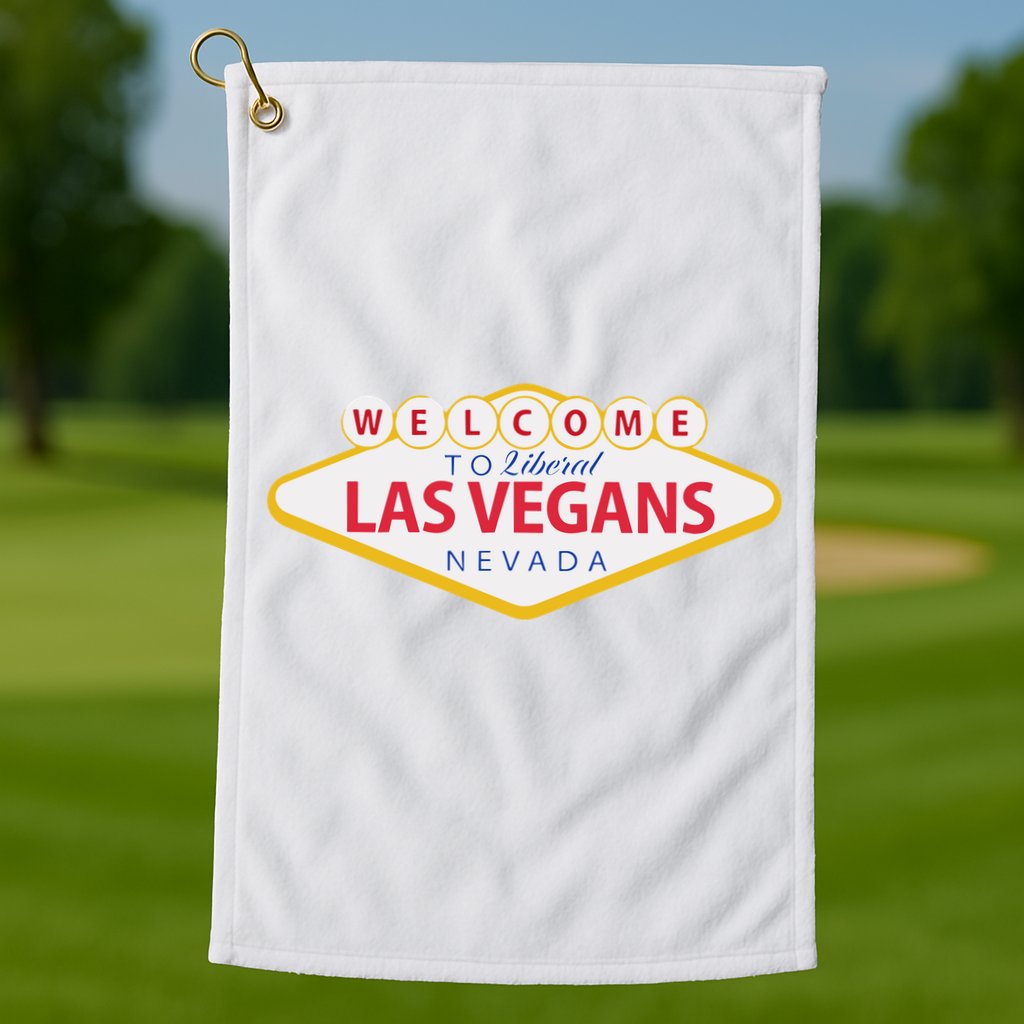 Welcome To Fabulous Las Vegas Nevada Golf Towel