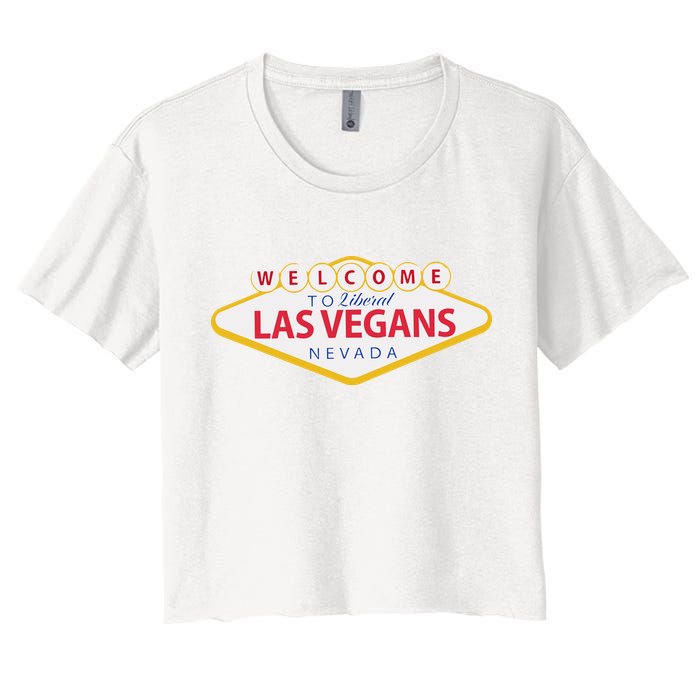 Welcome To Fabulous Las Vegas Nevada Crop Top