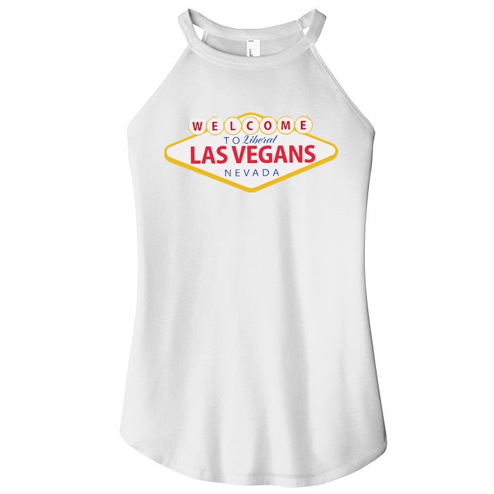 Welcome To Fabulous Las Vegas Nevada Women's Perfect Tri Rocker Tank
