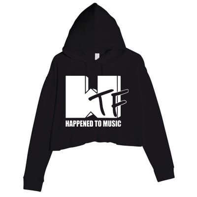 What The Fuuuuuuuck Happened To Music Crop Fleece Hoodie