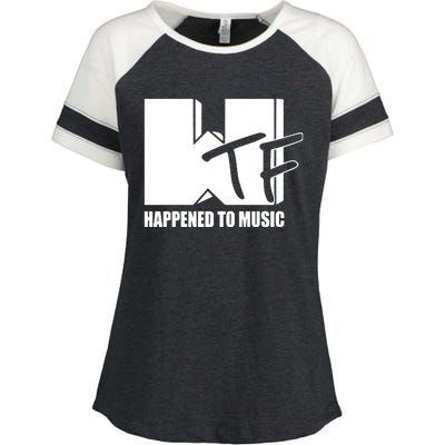 What The Fuuuuuuuck Happened To Music Enza Ladies Jersey Colorblock Tee