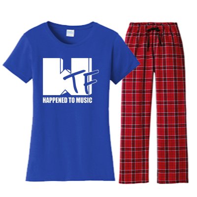 What The Fuuuuuuuck Happened To Music Women's Flannel Pajama Set