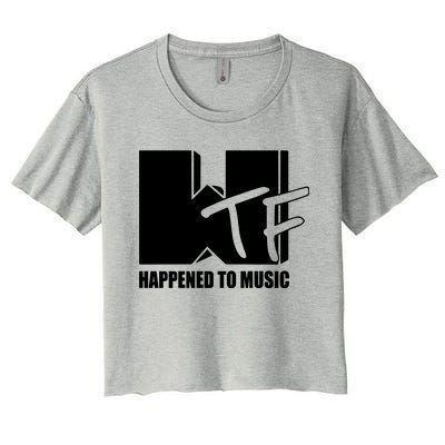 What The Fuuuuuuuck Happened To Music Women's Crop Top Tee