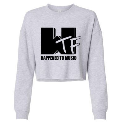 What The Fuuuuuuuck Happened To Music Cropped Pullover Crew