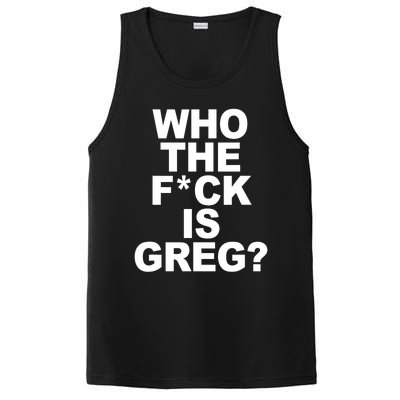 Who The Fuck Is Greg Political PosiCharge Competitor Tank