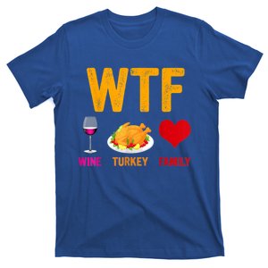 Wine Turkey Family Funny Thanksgiving Day Gift T-Shirt