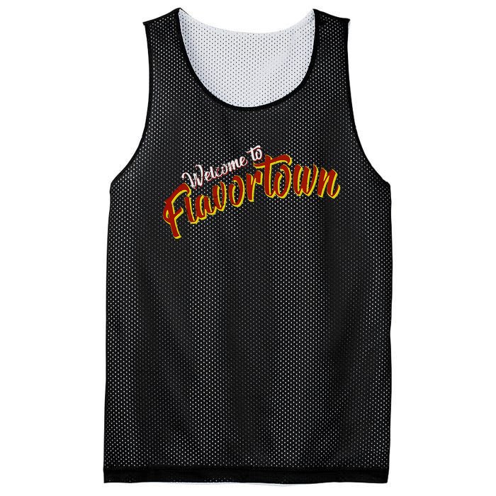 Welcome To Flavortown Mesh Reversible Basketball Jersey Tank