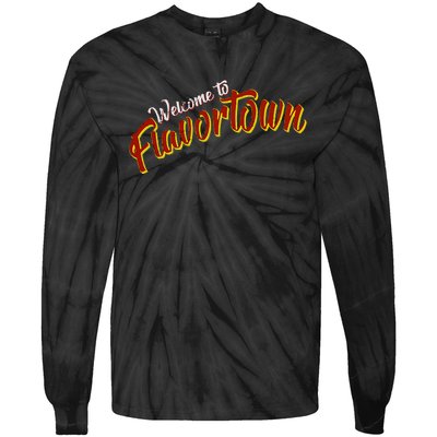 Welcome To Flavortown Tie-Dye Long Sleeve Shirt