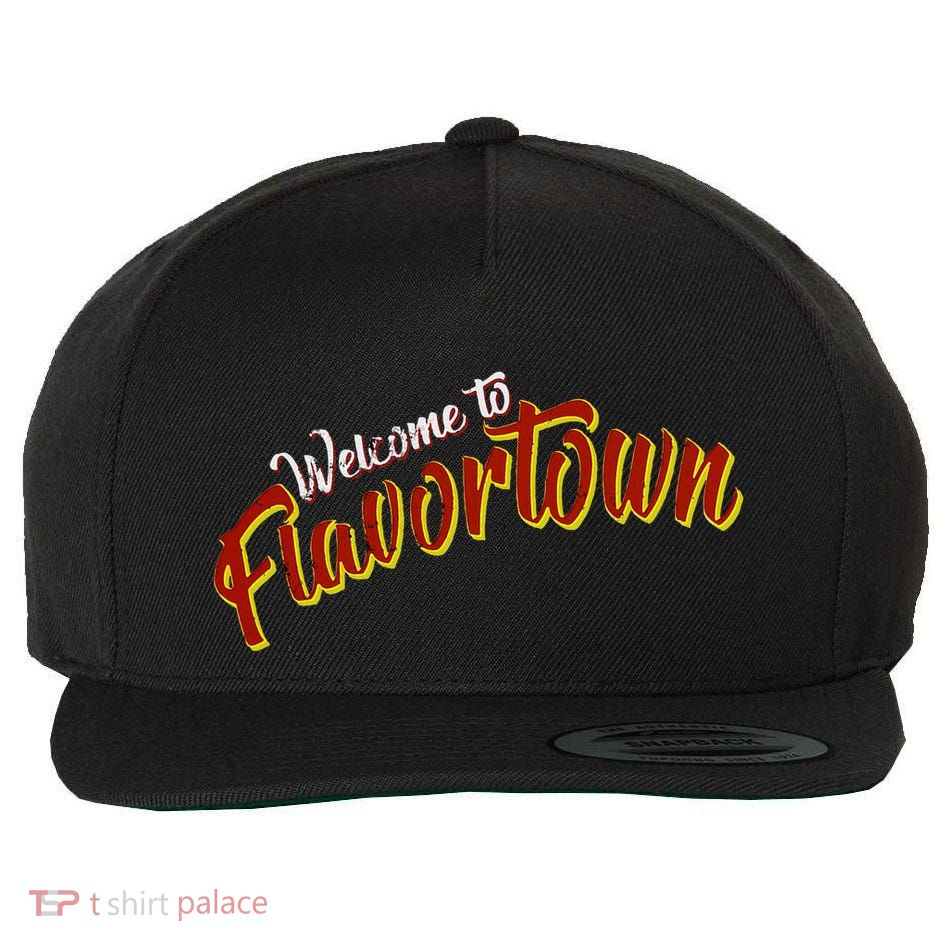 Welcome To Flavortown Wool Snapback Cap