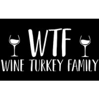 Wine Turkey Family Bumper Sticker