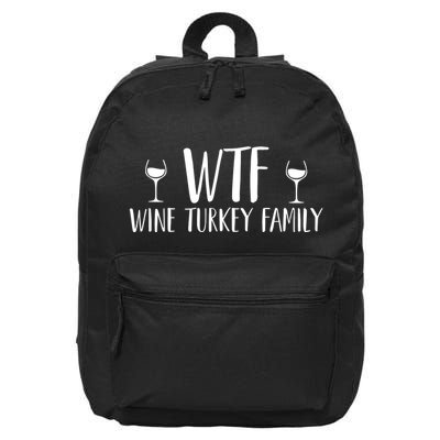 Wine Turkey Family 16 in Basic Backpack