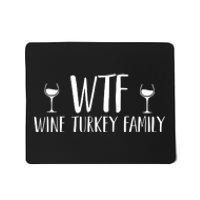 Wine Turkey Family Mousepad