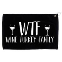 Wine Turkey Family Grommeted Golf Towel