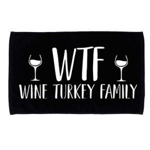 Wine Turkey Family Microfiber Hand Towel