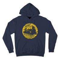 Who Tooted Funny Train Lover Cute Model Railroad Conductor Tall Hoodie