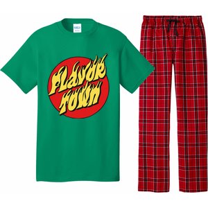 Welcome To Flavortown Mayor Of Flavor Town Funny Meme Pajama Set