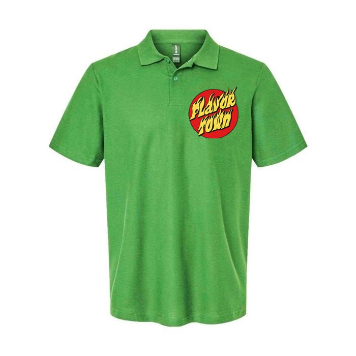 Welcome To Flavortown Mayor Of Flavor Town Funny Meme Softstyle Adult Sport Polo