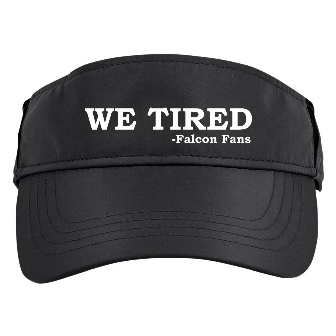 We Tired Falcon Fans Adult Drive Performance Visor