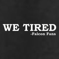 We Tired Falcon Fans Adult Drive Performance Visor