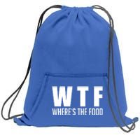 Wheres The Food Gift Funny Wtf Gift Sweatshirt Cinch Pack Bag