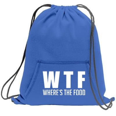 Wheres The Food Gift Funny Wtf Gift Sweatshirt Cinch Pack Bag