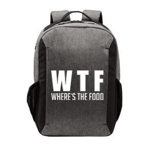 Wheres The Food Gift Funny Wtf Gift Vector Backpack