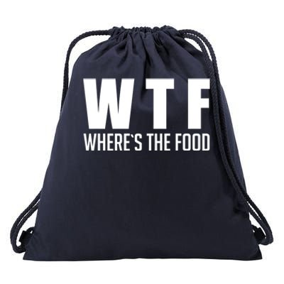 Wheres The Food Gift Funny Wtf Gift Drawstring Bag