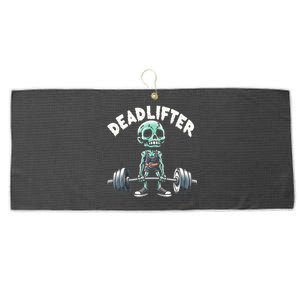 Workout Training Fitness Lifting Gym Zombie Gift Large Microfiber Waffle Golf Towel