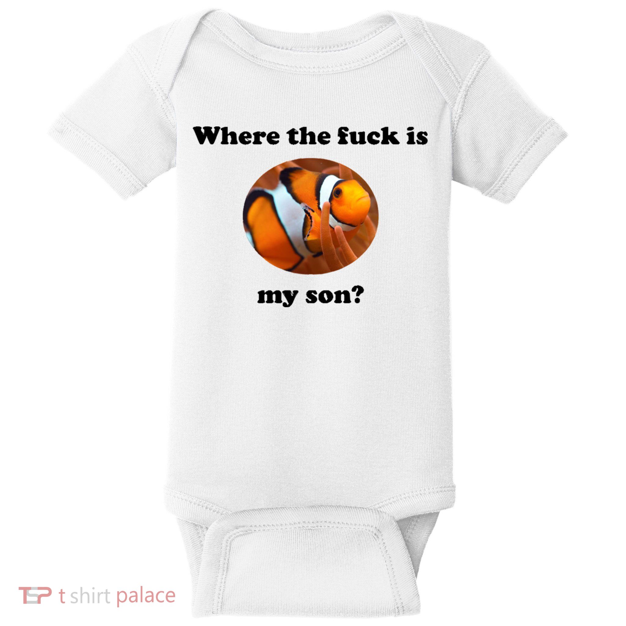 Where The Fuck Is My Son? Funny Baby Bodysuit