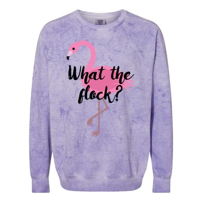 What The Flock Colorblast Crewneck Sweatshirt