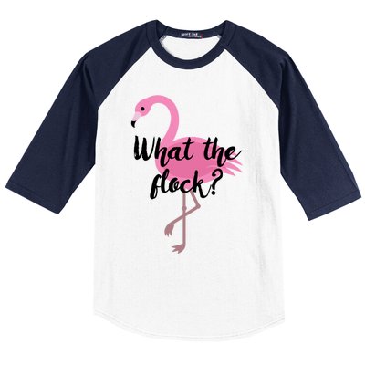 What The Flock Baseball Sleeve Shirt