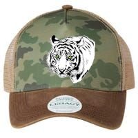 White Tiger Face Legacy Tie Dye Trucker Hat