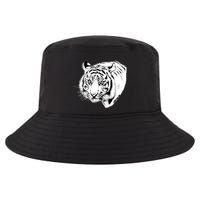 White Tiger Face Cool Comfort Performance Bucket Hat