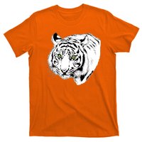 White Tiger Face T-Shirt