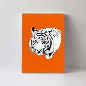 White Tiger Face Canvas