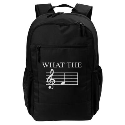 What The F Music Note Daily Commute Backpack