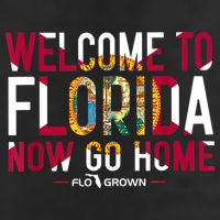 Welcome To Florida Now Go Home Adult Drive Performance Visor