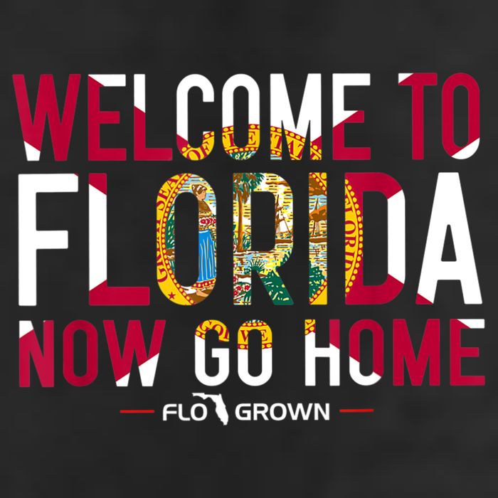 Welcome To Florida Now Go Home Adult Drive Performance Visor